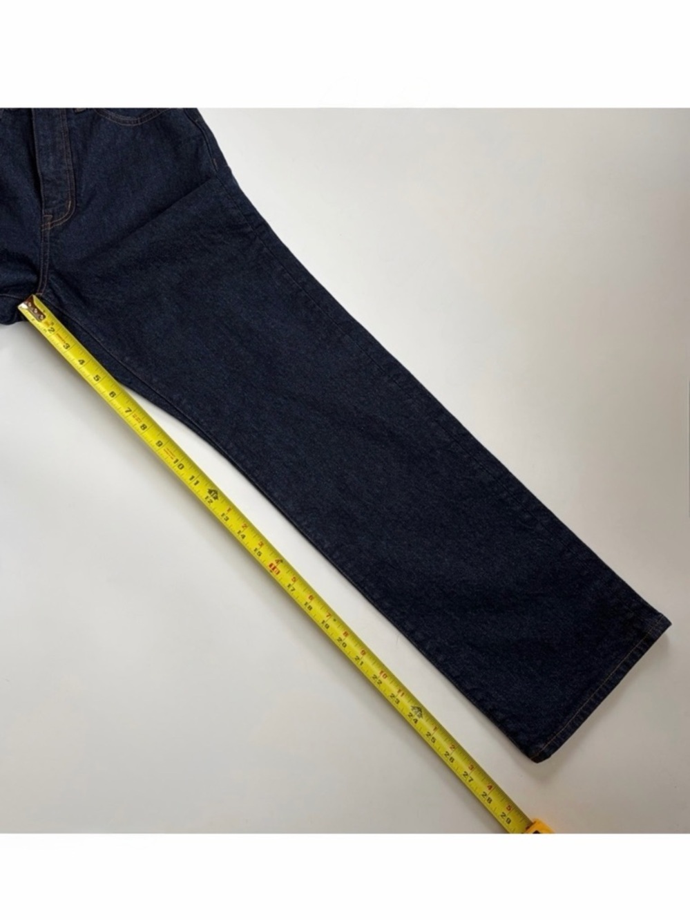 Madewell 90s Curvy Jeans Candiani Denim Straight Leg Dark Wash 25 - Picture 12 of 16